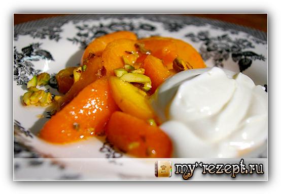 салат фруктовый с абрикосом - рецепт