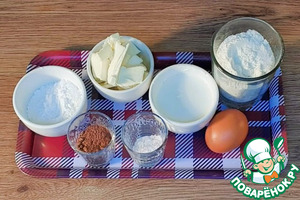 Шоколадное печенье с джемом Шоколадное печенье с джемом