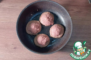 Котлеты из куриной печени с припеком Котлеты из куриной печени с припеком